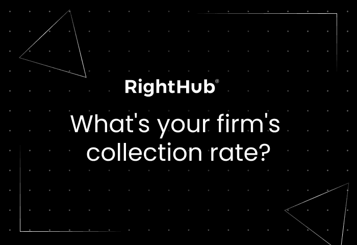 What's your firm's collection rate? image